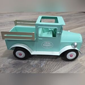 Color Bunnies Inc. Pastel Mint Decorative Farm Truck Spring Easter Décor